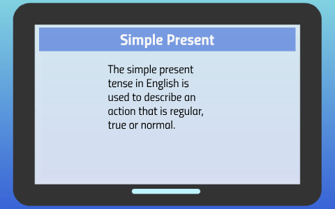 present simple presentation prezi