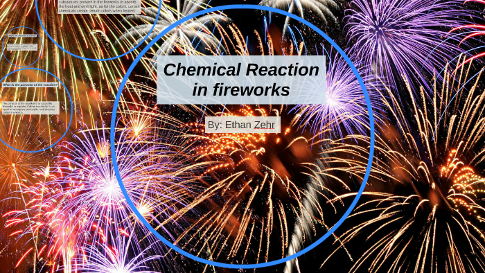 Are Fireworks An Example Of Chemical Reactions