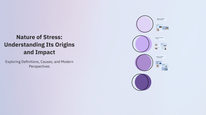 Nature of Stress: Understanding Its Origins and Impact by mansi pm on Prezi