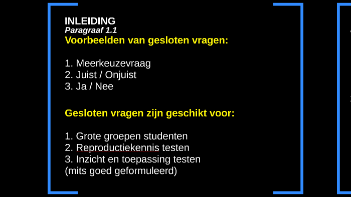 Voorbeelden van gesloten vragen by Iman Pieter Duin