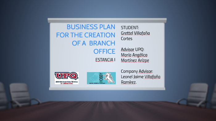 branch business plan