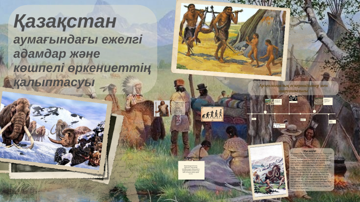 Қазақстан аумағындағы ежелгі адамдар және көшпелі өркениеттің ...