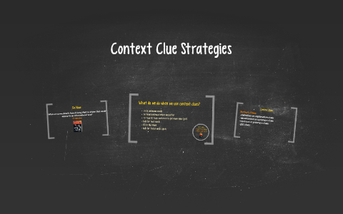 Context Clue Strategies by on Prezi