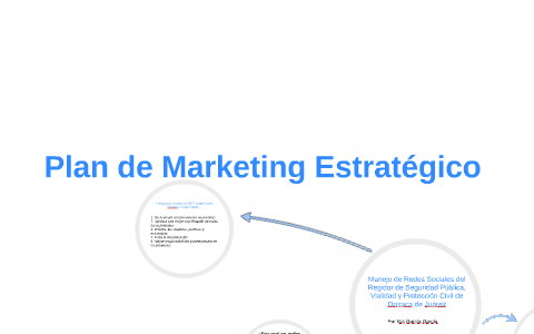 Plan de Marketing Estratégico by isis García on Prezi