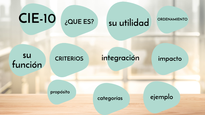 Estructuras de la CIE-10 by on Prezi