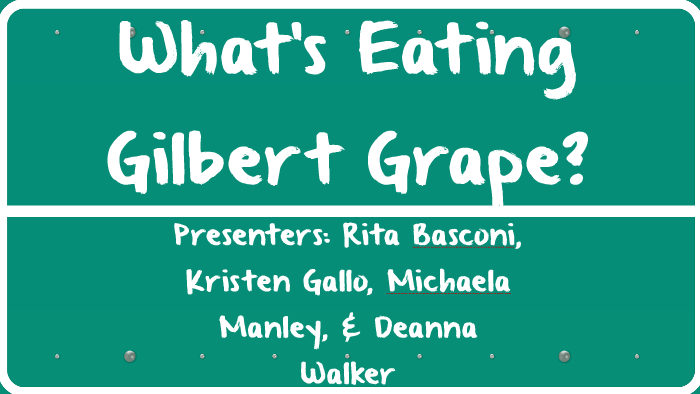 Whats Eating Gilbert Grape Compare And Contrast