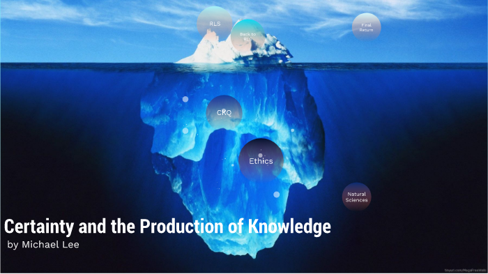 Certainty and the Production of Knowledge by Michael Lee on Prezi