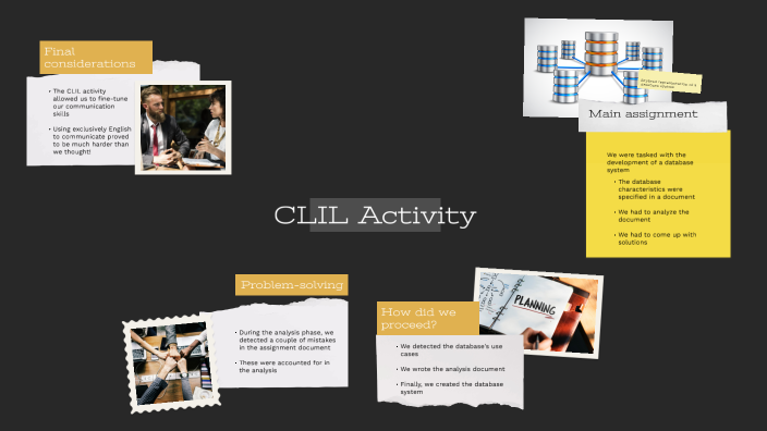 CLIL Activity: Creation and development of a database system by Kwaw ...