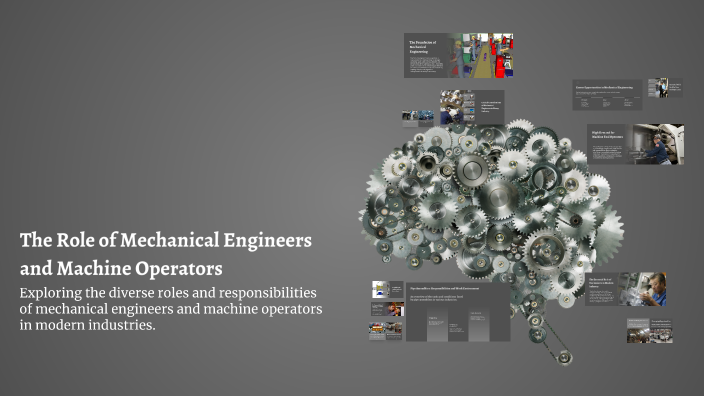 The Role of Mechanical Engineers and Machine Operators by Jacek ...