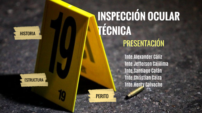 Inspección Ocular Técnica By Tarea Grupo