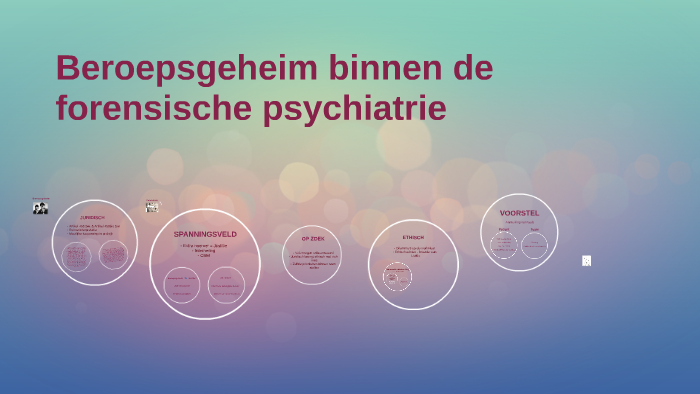 Beroepsgeheim Binnen De Forensische Psychiatrie By Eline Fagard