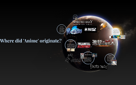 Where Did Anime Originate From