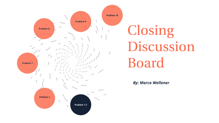 Closing discussion board by Marco Wellener on Prezi