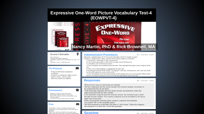 Expressive One Word Picture Vocabulary Test 4 By Carina - 