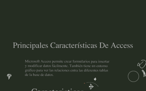 Principales Características De Access by Aliceth Rincón on Prezi Next