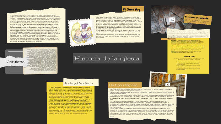 Historia de la iglesia. by maria jaramilllo on Prezi