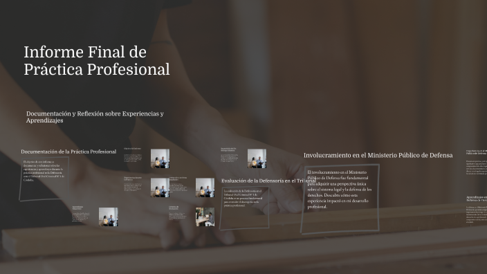Informe de Práctica Profesional by Felipe Javier Romero Luna on Prezi