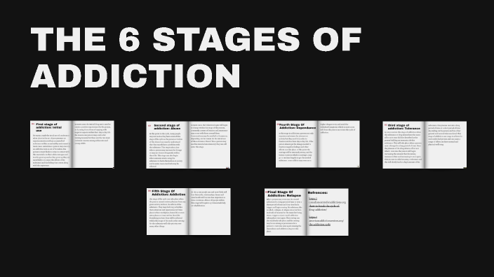 stages of addiction by Hannah Mahon on Prezi
