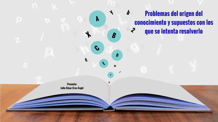 Problema Del Origen Del Conocimiento Y Supuestos Con Los Que Se ...