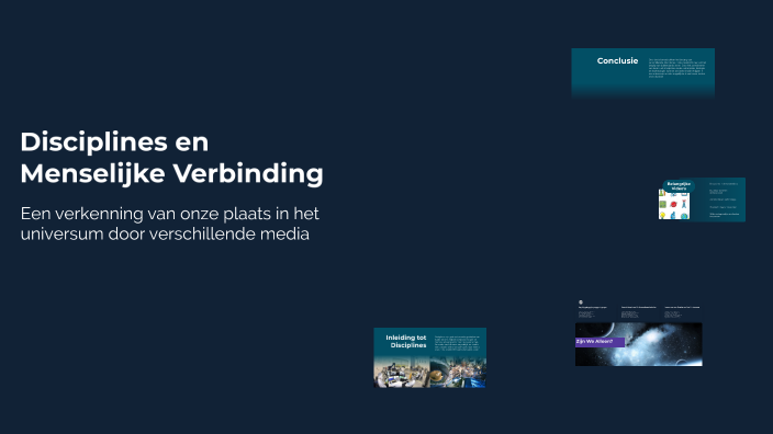 Disciplines en Menselijke Verbinding by jelle rispens on Prezi