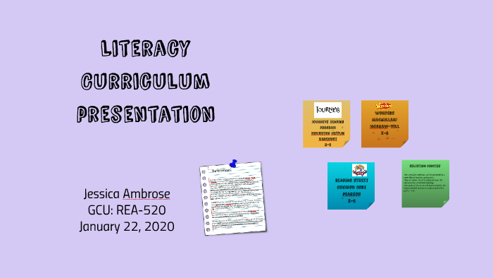 Literacy Curriculum Presentation by Jessica Louise on Prezi