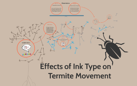 why do termites follow ink experiment