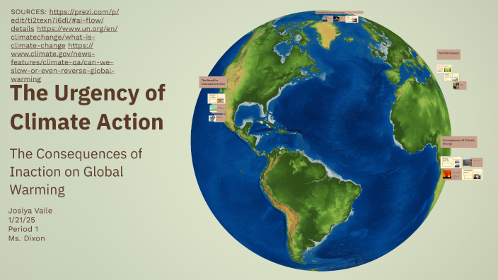 The Urgency of Climate Action by Josiya Vaile on Prezi
