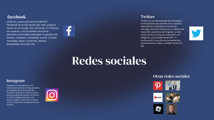 Redes sociales by Adriana Cuevas on Prezi