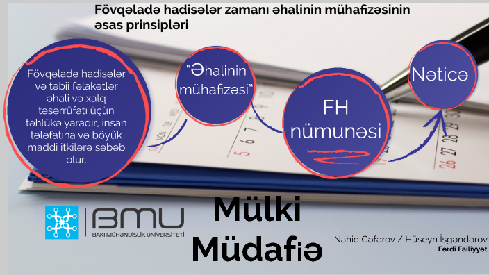 Fövqaladə Hallarda əhalinin mühavizəsinin əsas prinsipləri by Nahid ...