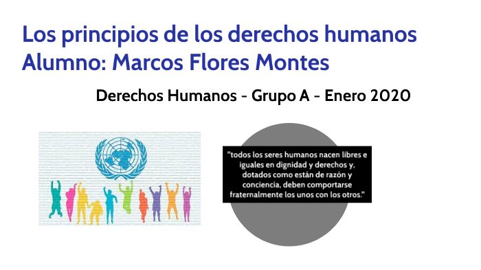 Los principios de los derechos humanos by Marcos Flores Montes on Prezi