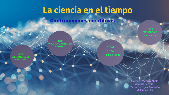 La Ciencia en el tiempo by Maria Elena Lopez Montano on Prezi
