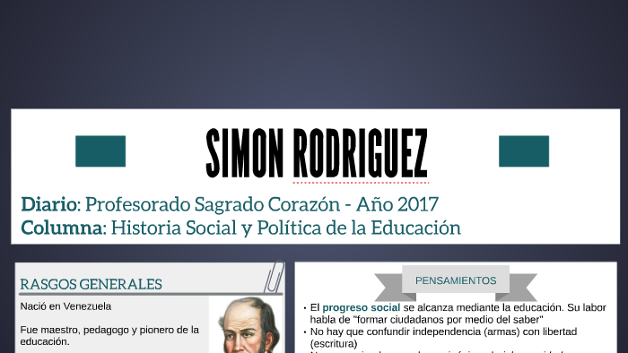 SIMON RODRIGUEZ by Juliana Gardonio on Prezi Next