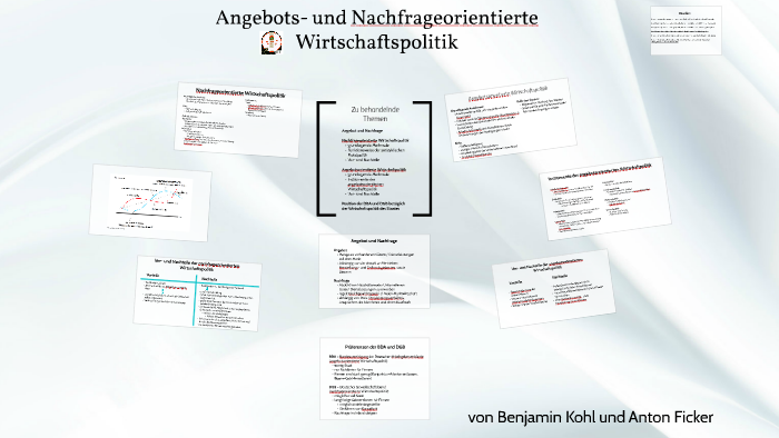 Angebot Und Nachfrageorientierte Wirtschaftspolitik Angebots- und Nachfrageorientierte Wirtschaftspolitik by Ben Kohl on Prezi