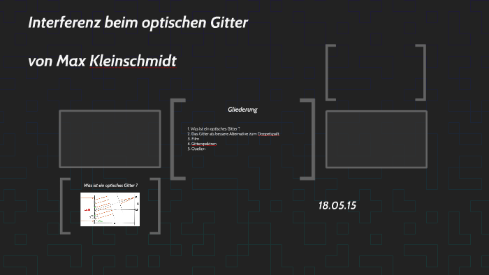 Gfs Uber Das Optische Gitter By Martin Muller On Prezi