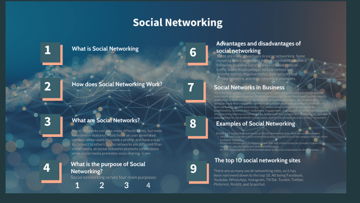 How does social networking work?