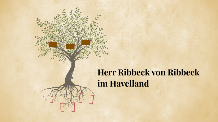 Herr Ribbeck Von Ribbeck