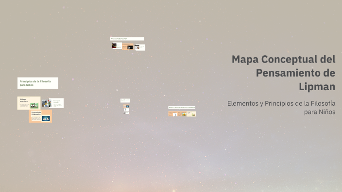 Mapa Conceptual del Pensamiento de Lipman by ADA LUZ JARABA on Prezi