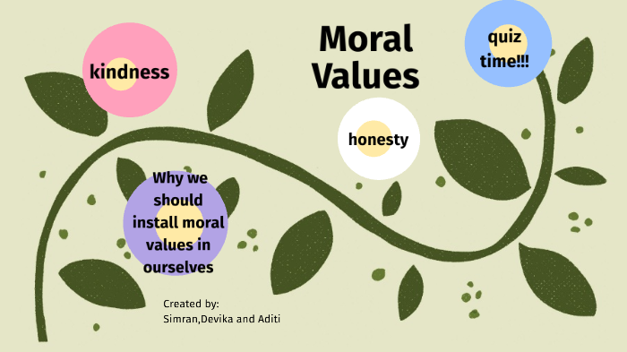 paper presentation on moral values