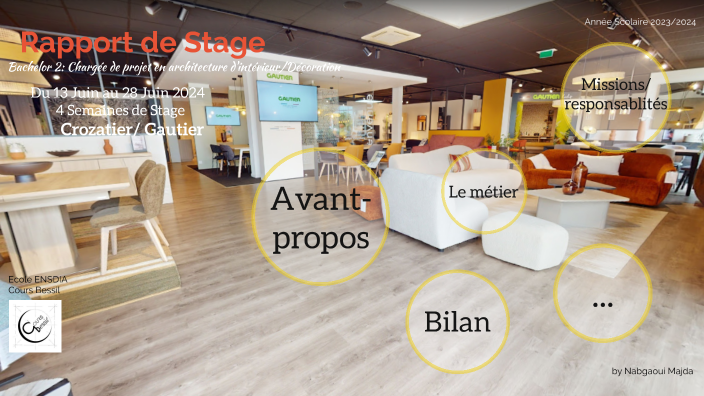 rapport de stage archi intérieur by yassin nabgaoui on Prezi