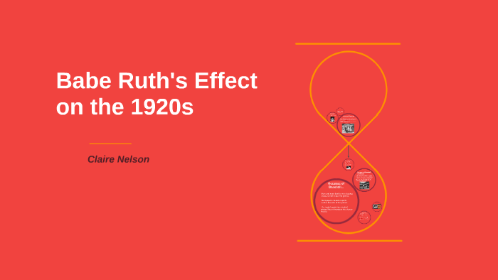 Babe Ruth's Effect on the 1920s by Claire Nelson on Prezi