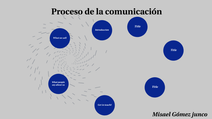 Proceso de la comunicación by misael gomez on Prezi