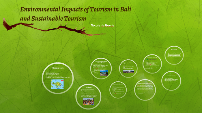 environmental impact of tourism on bali