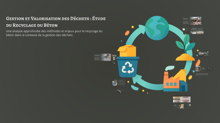 Gestion et Valorisation des Déchets : Étude du Recyclage du Béton by ...