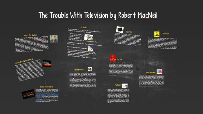 the trouble with television essay