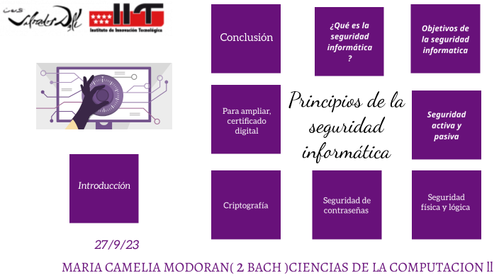 Principios de la seguridad informática by María Camelia Modoran on Prezi