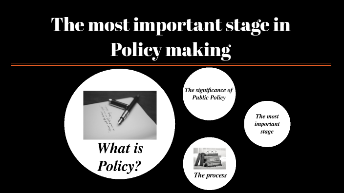 What Is The Most Important Part Of Policy (making) Process By Dara Hawizi