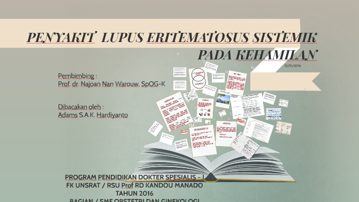 Penyakit Lupus Eritematosus Sistemik Pada Kehamilan By Adams