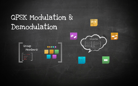 qpsk modulation and demodulation experiment