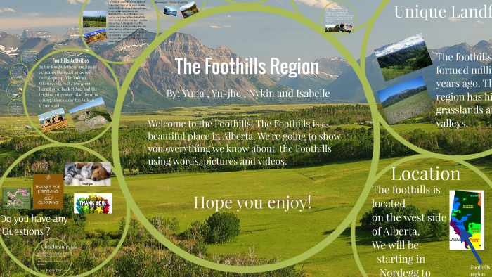 foothills region