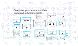 Computer generations and their input and output machines by Laura ...
